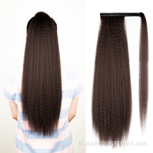 Yaki Ponytail Wrap Around Hair Piece Extension de cheveux